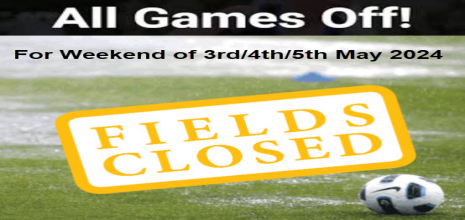 All Games are OFF - 3rd/4th/5th May 2024